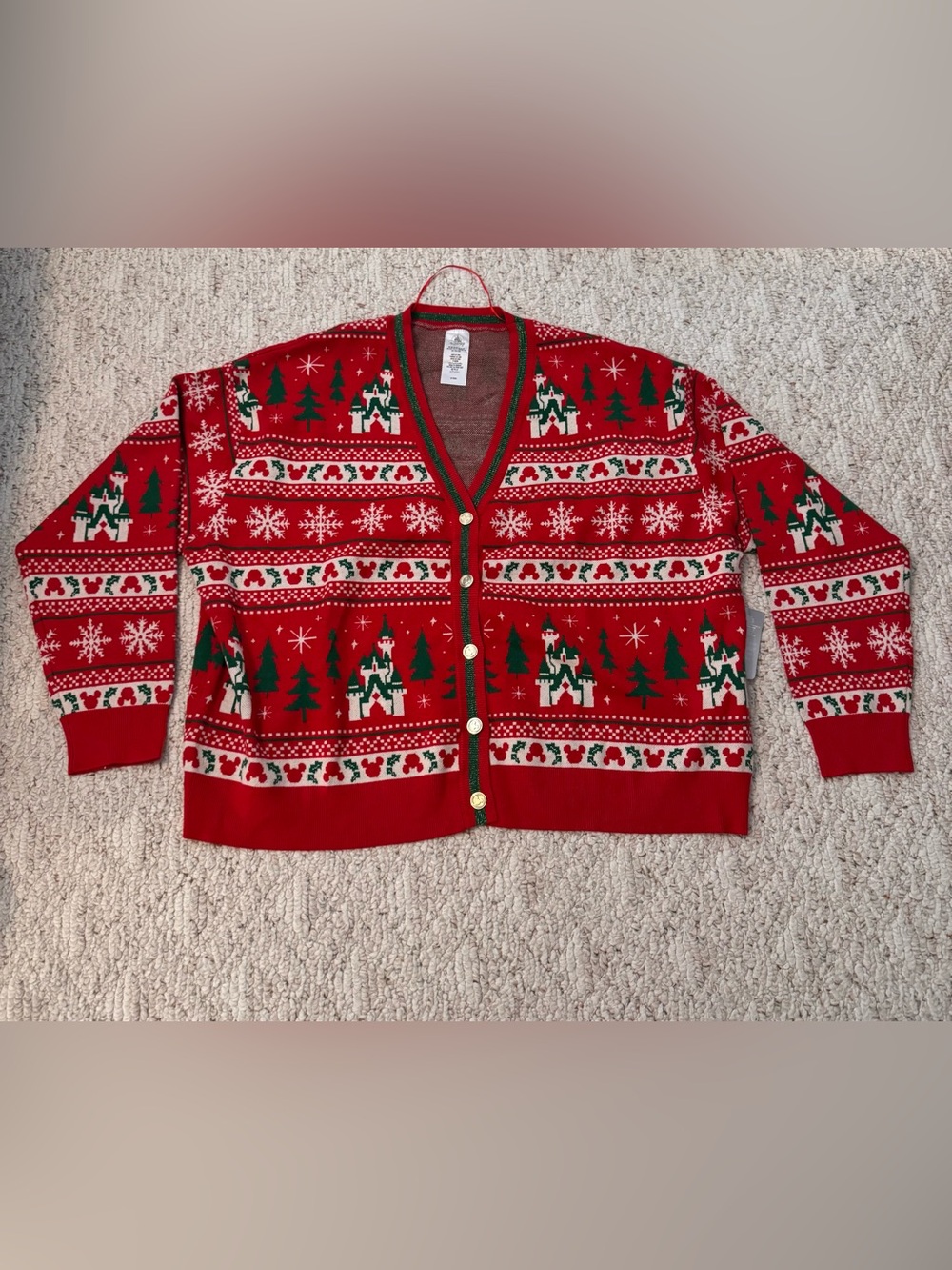 Disney Mickey Mouse Icon Holiday Cardigan